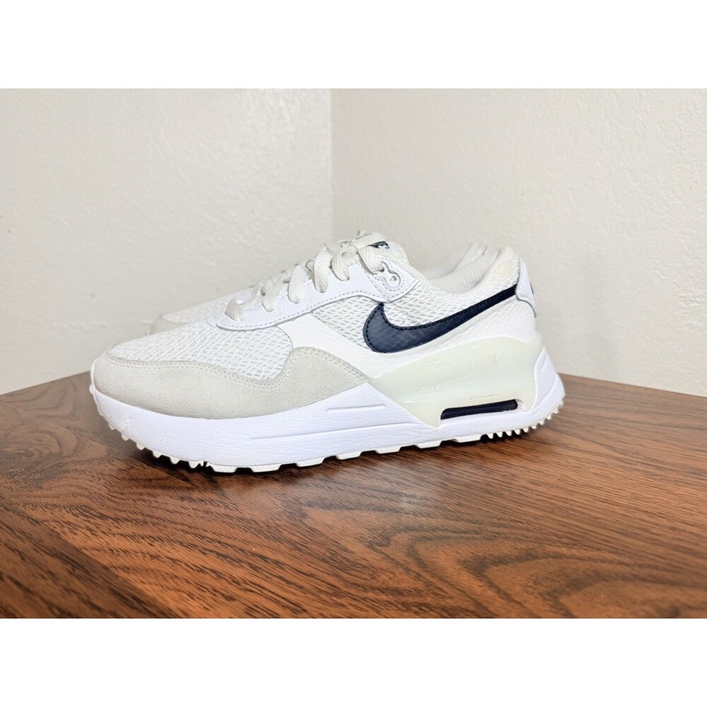 Nike Air Max SYSTM Shoes Womens Size 9.5 White Black Mesh Running DM9538-100 - Picture 3 of 9